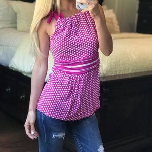 Ann Taylor Polka Dot Tank Top